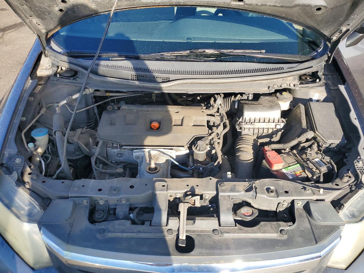 2012 Honda Civic Lx Gray vin: 2HGFB2F56CH579175