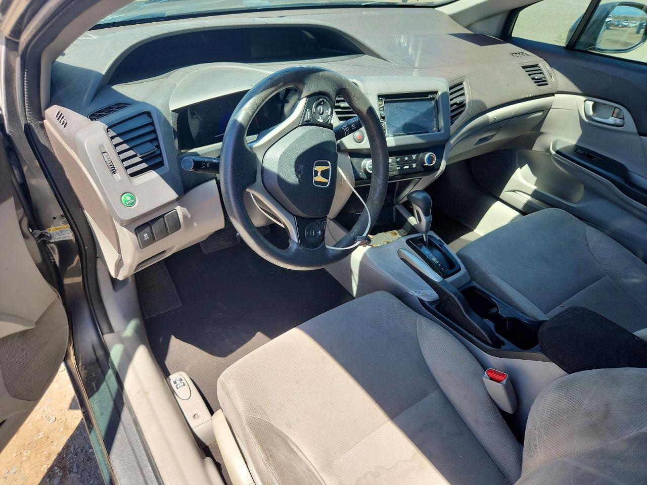 2012 Honda Civic Lx Charcoal vin: 2HGFB2F56CH581721