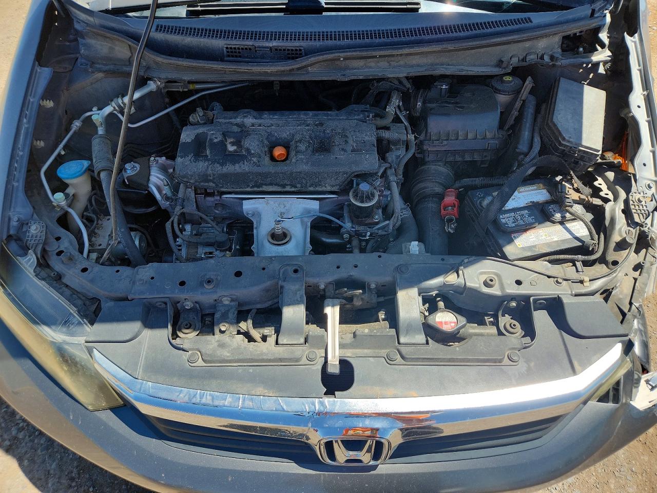 2012 Honda Civic Lx Charcoal vin: 2HGFB2F56CH581721
