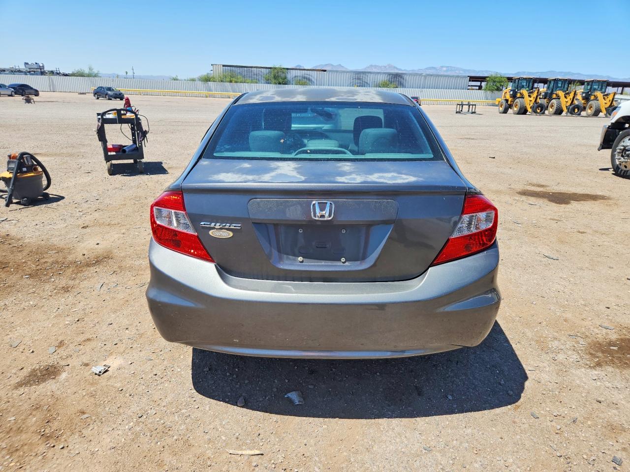 2012 Honda Civic Lx Charcoal vin: 2HGFB2F56CH581721