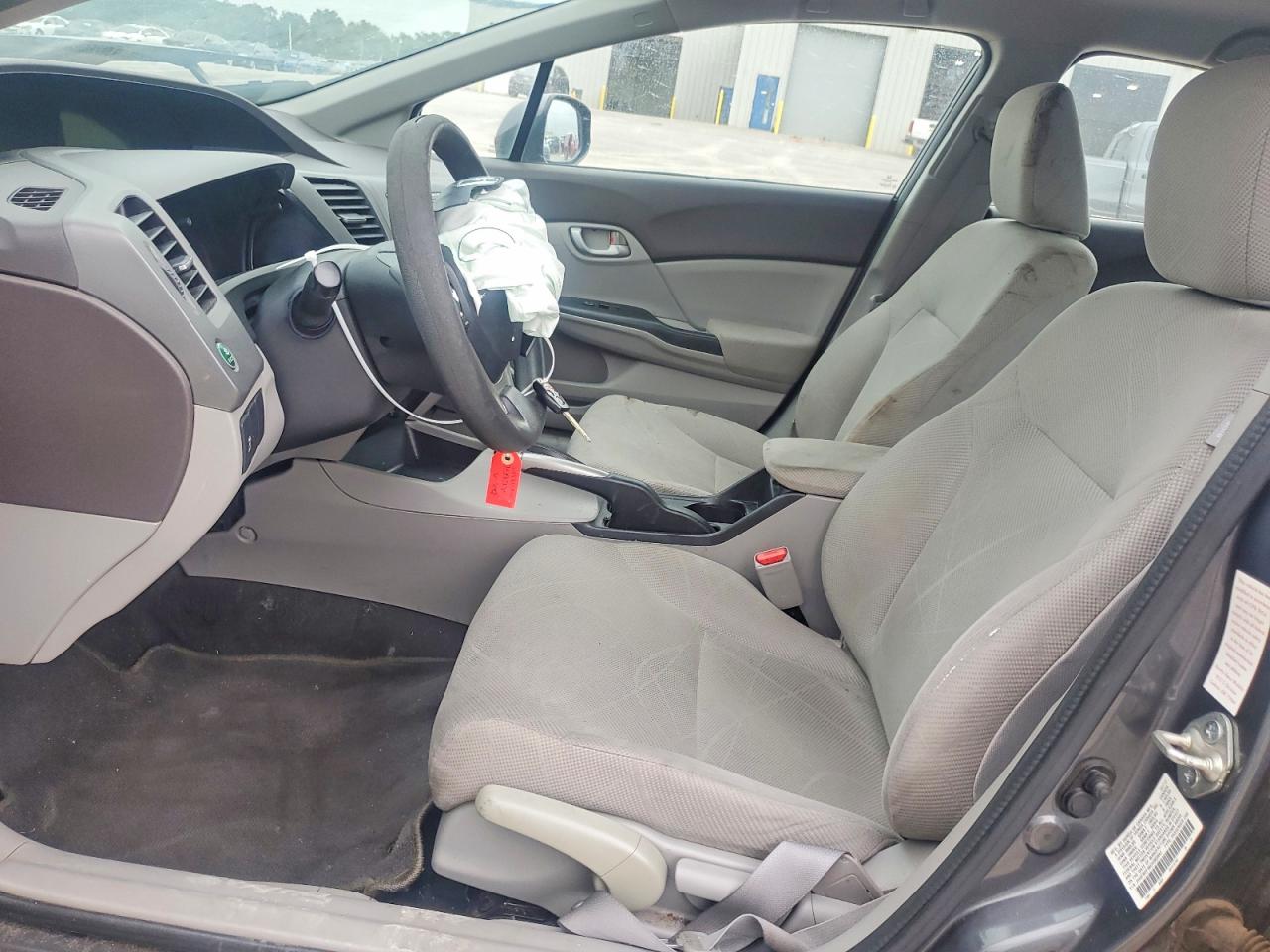 2012 Honda Civic Lx Gray vin: 2HGFB2F56CH583842