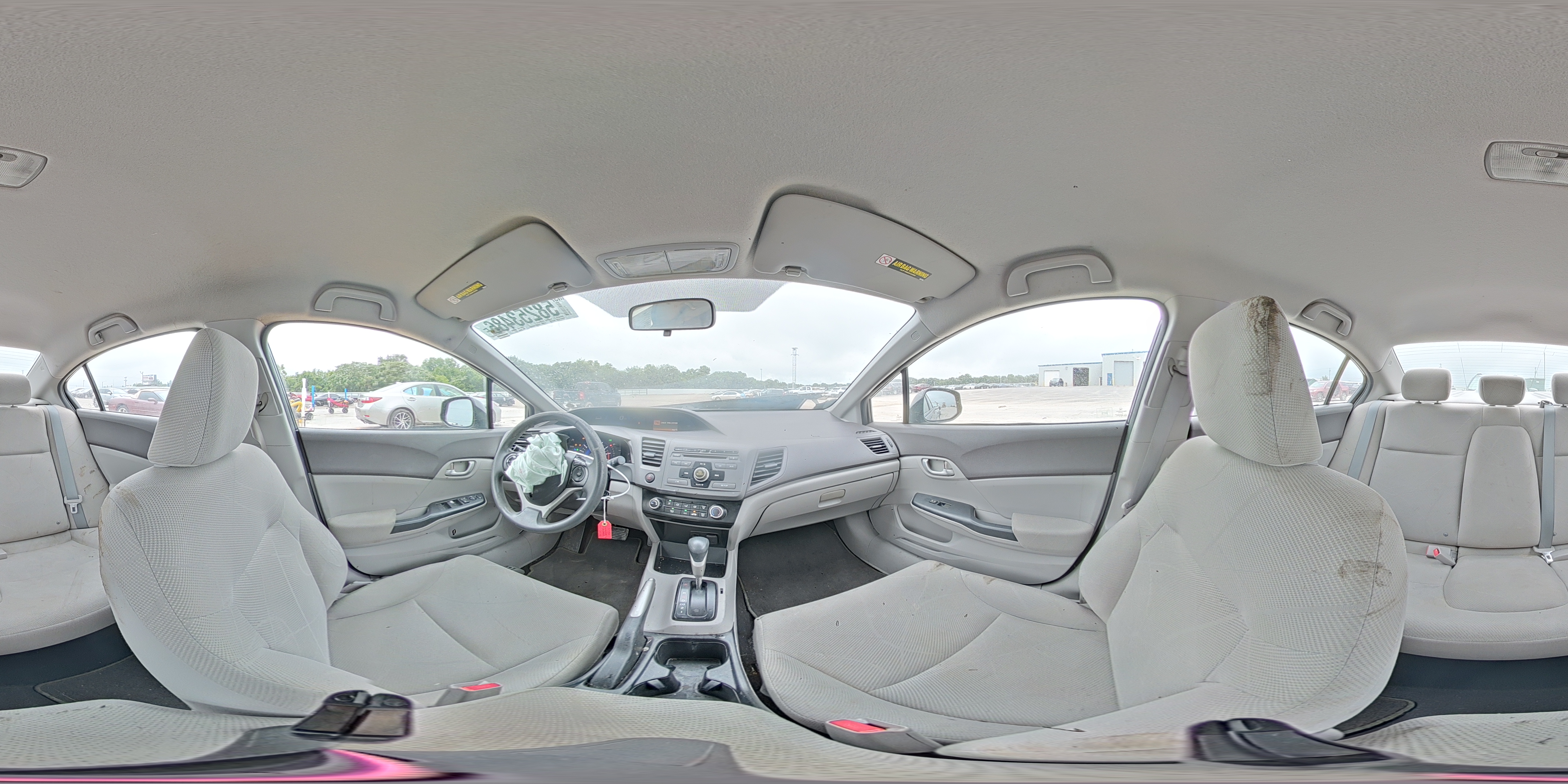 2012 Honda Civic Lx Gray vin: 2HGFB2F56CH583842