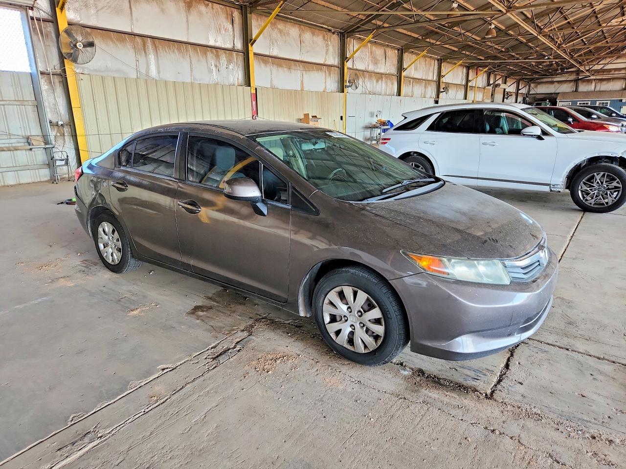 2012 Honda Civic Lx Charcoal vin: 2HGFB2F56CH585686