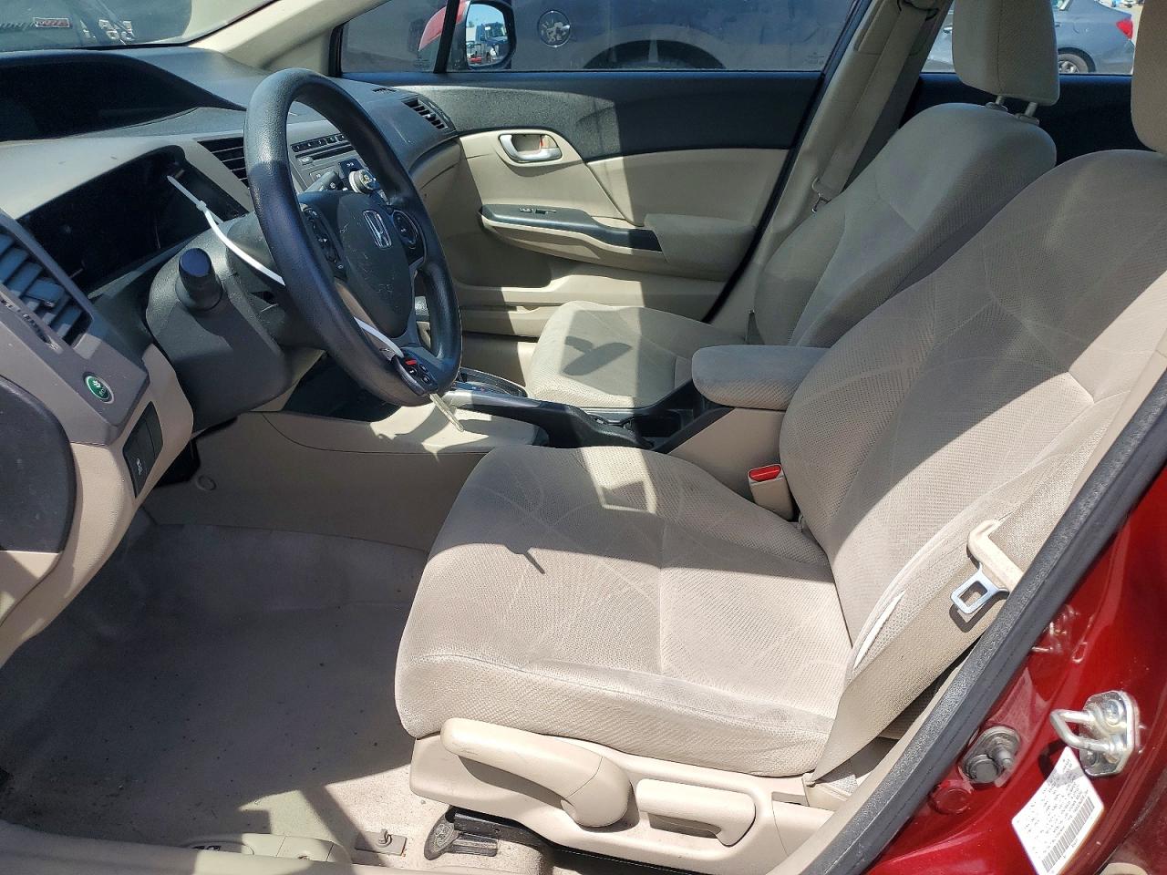 2012 Honda Civic Lx Burgundy vin: 2HGFB2F56CH592444