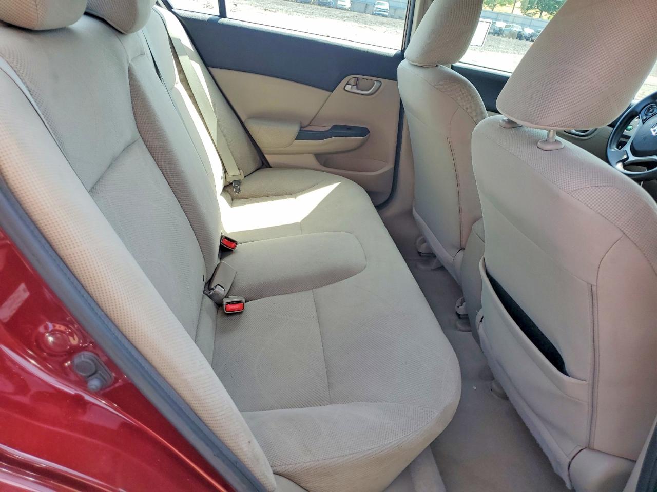 2012 Honda Civic Lx Burgundy vin: 2HGFB2F56CH592444