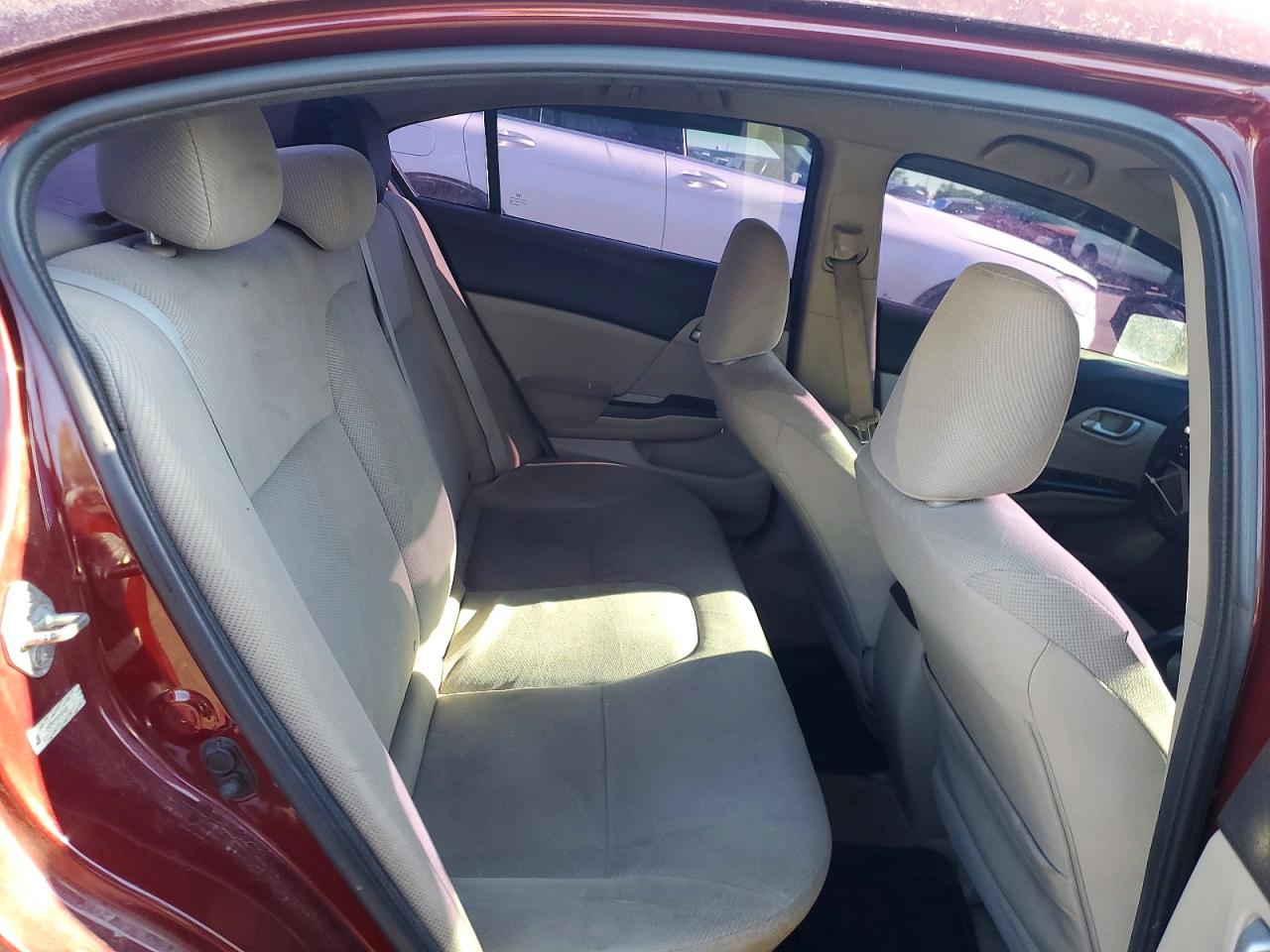 2012 Honda Civic Lx Бордовый vin: 2HGFB2F56CH594811