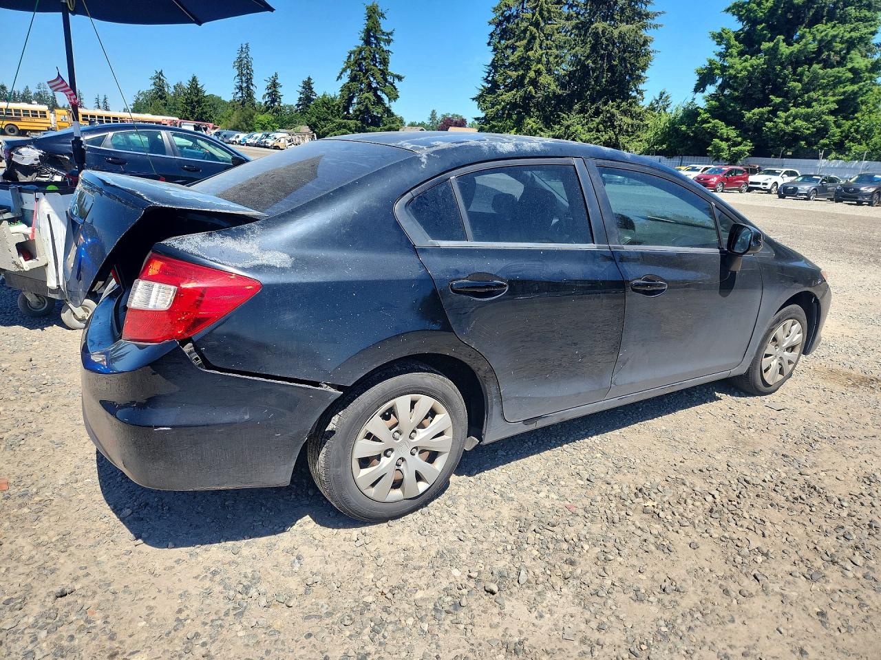 2012 Honda Civc Black vin: 2HGFB2F56CH595148