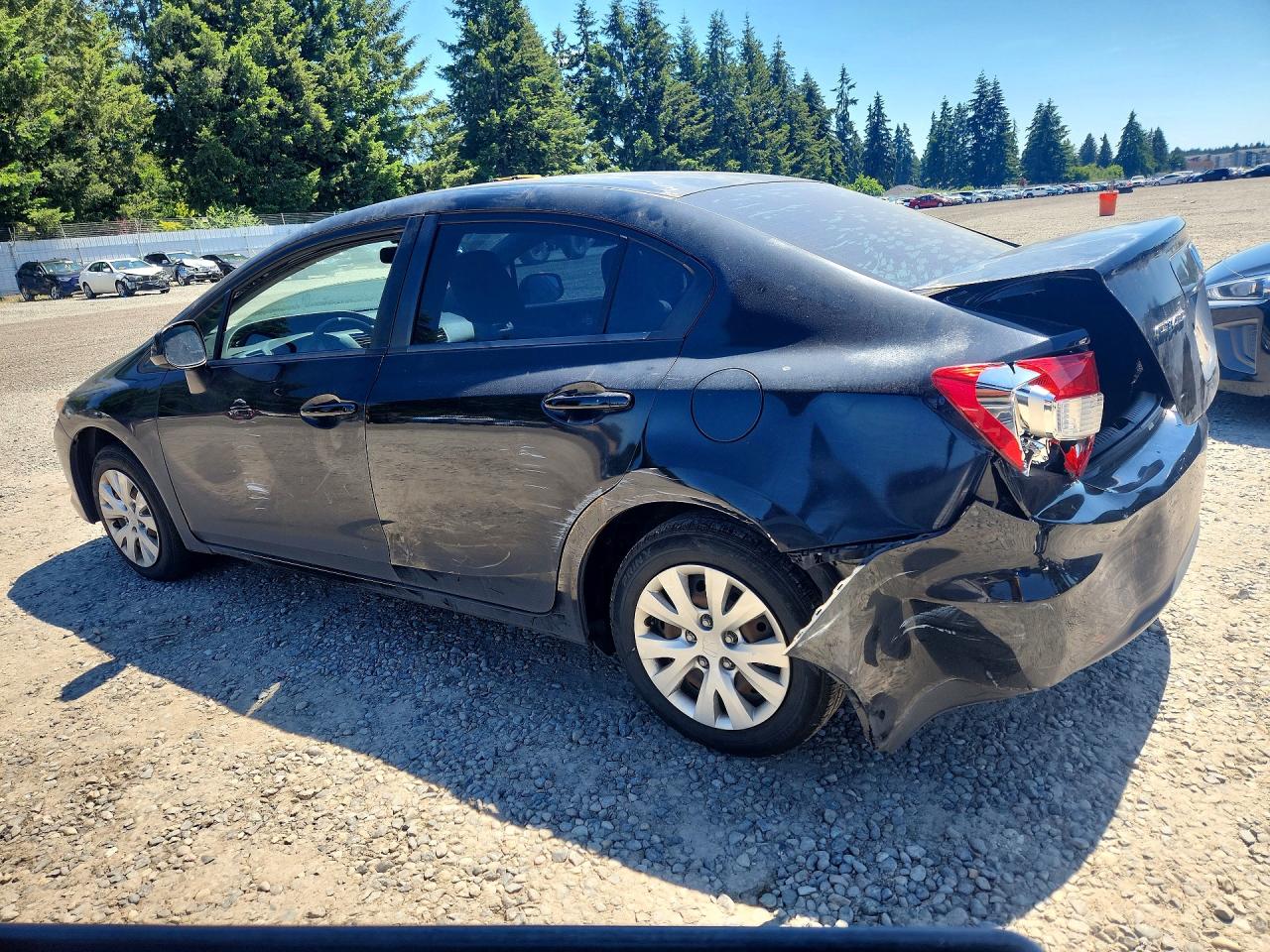 2012 Honda Civc Black vin: 2HGFB2F56CH595148
