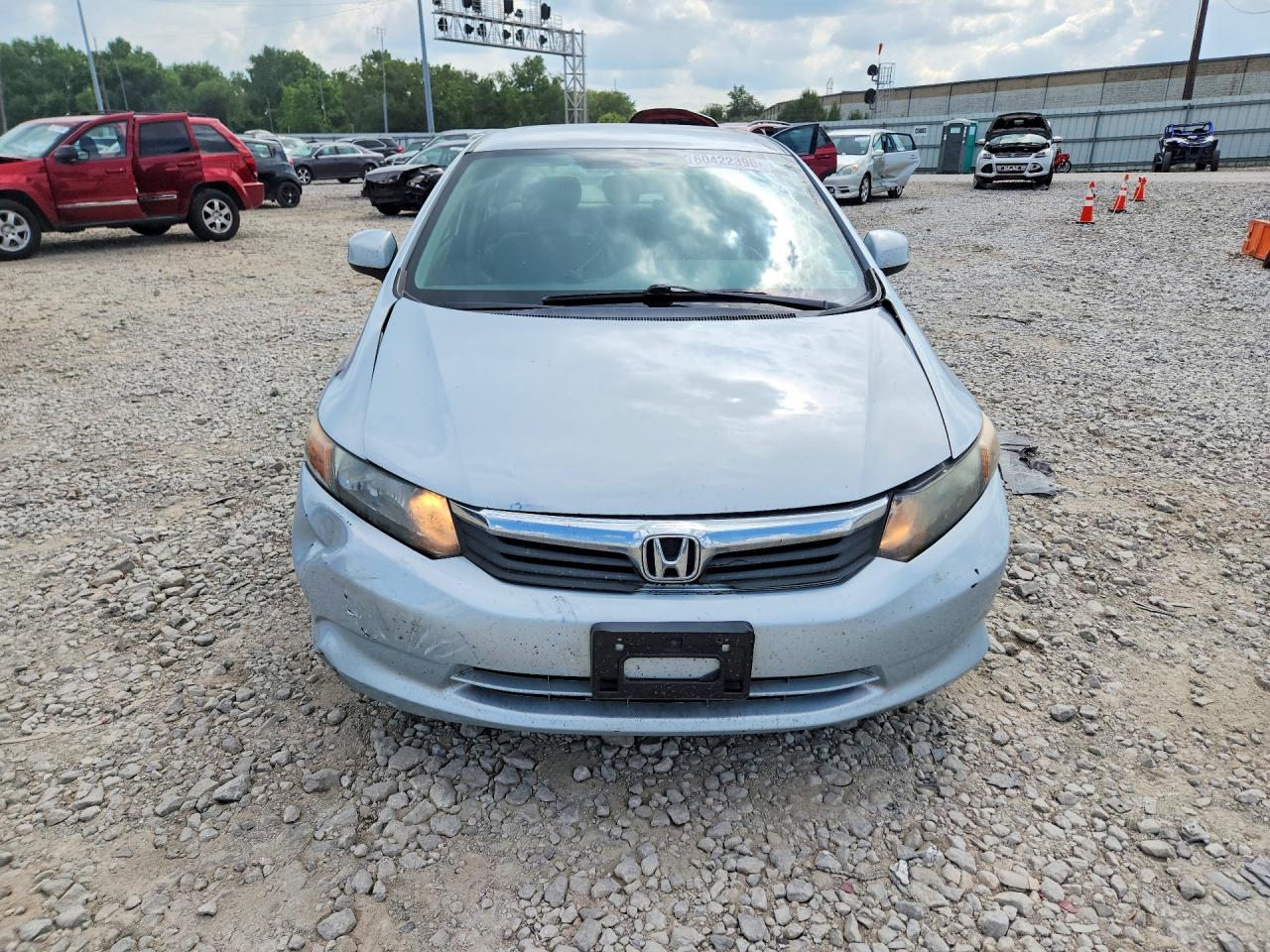 2012 Honda Civic Lx Turquoise vin: 2HGFB2F56CH596946