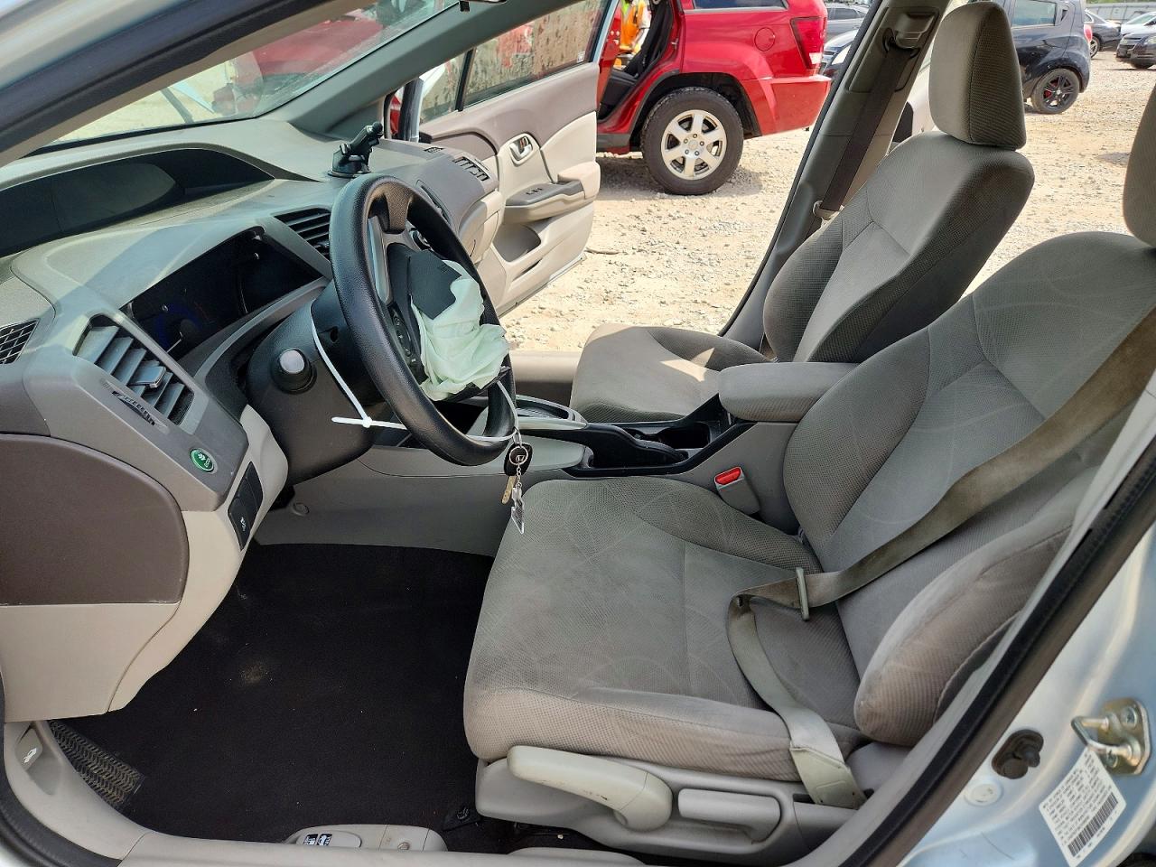 2012 Honda Civic Lx Turquoise vin: 2HGFB2F56CH596946