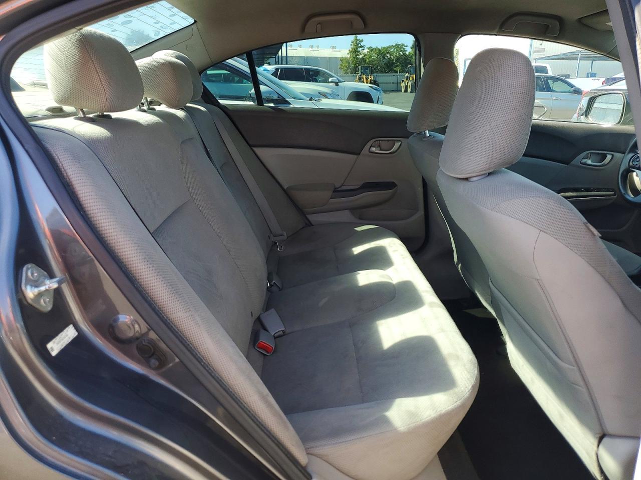 2012 Honda Civic Lx Gray vin: 2HGFB2F56CH597482