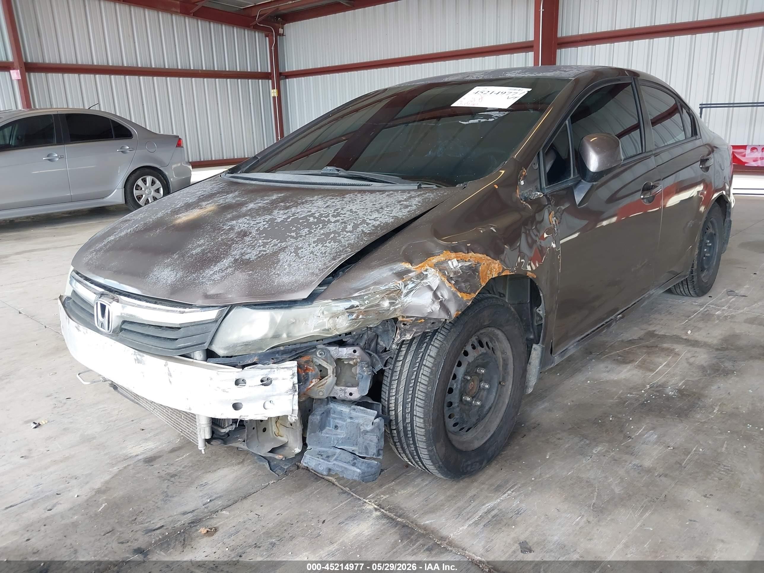 2012 Honda Civic Lx Maroon vin: 2HGFB2F56CH599619