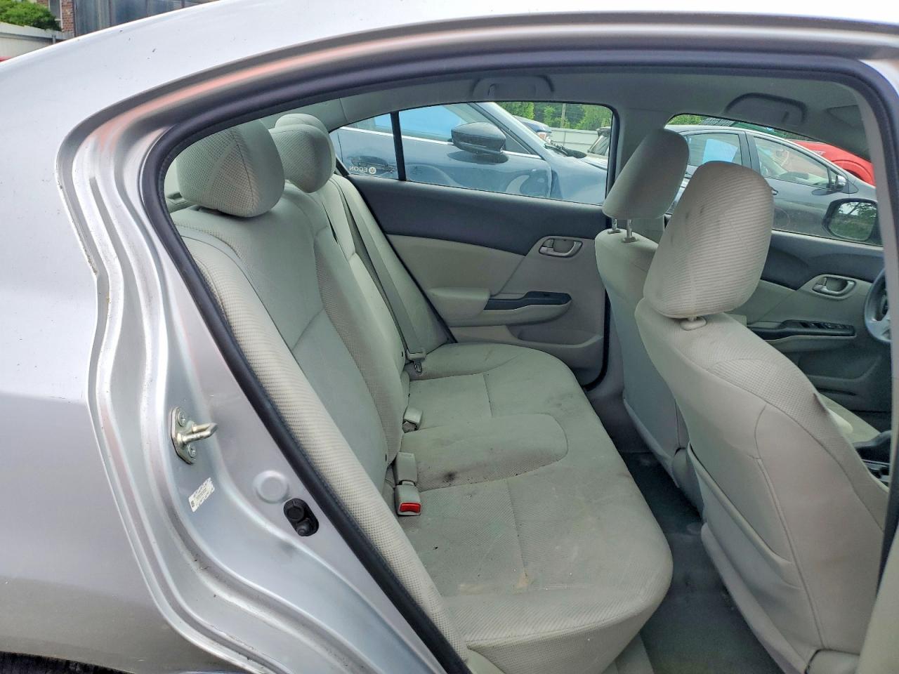 2012 Honda Civic Lx Silver vin: 2HGFB2F56CH600901