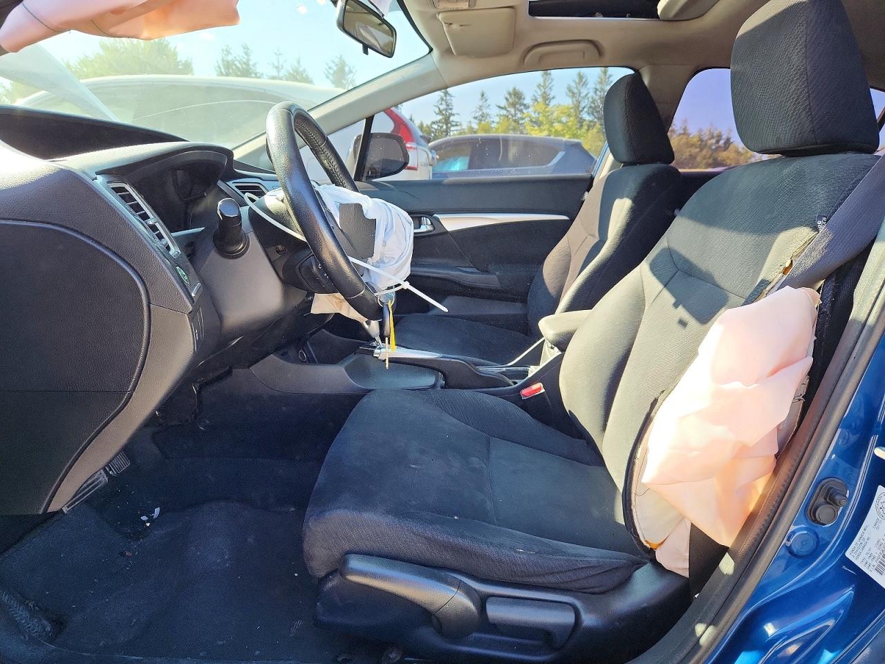 2013 Honda Civic Lx Blue vin: 2HGFB2F56DH010134