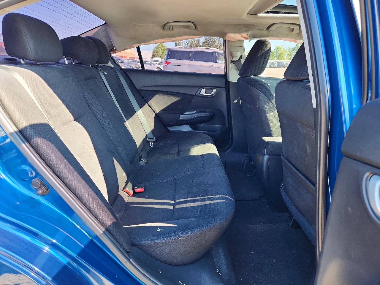 2013 Honda Civic Lx Blue vin: 2HGFB2F56DH010134