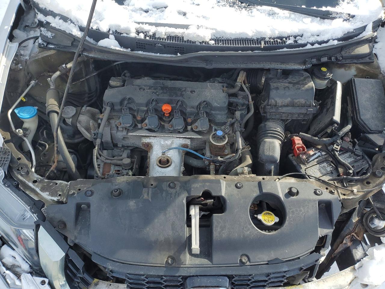 2013 Honda Civic Lx Silver vin: 2HGFB2F56DH042856