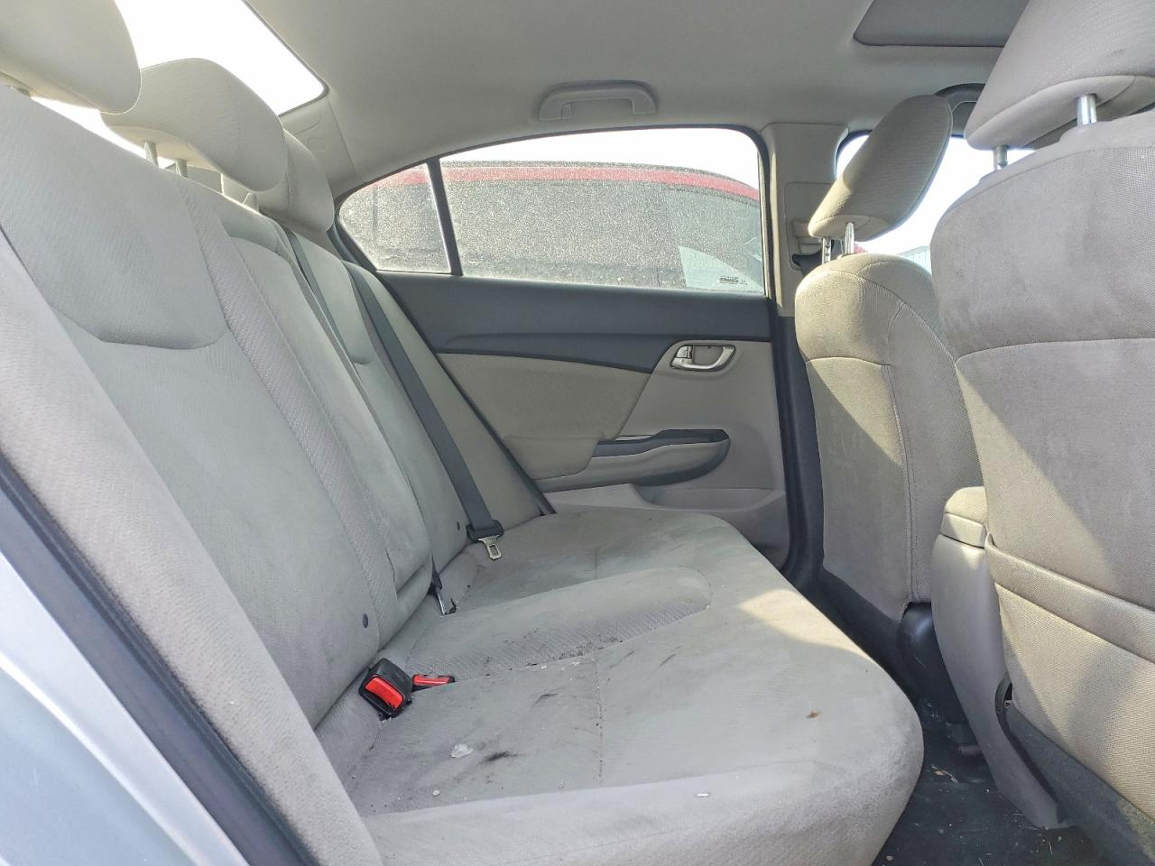 2013 Honda Civic Lx Silver vin: 2HGFB2F56DH042856