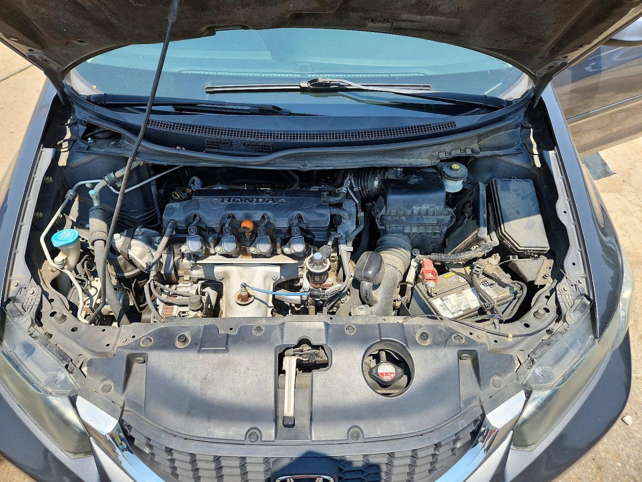 2013 Honda Civic Lx Gray vin: 2HGFB2F56DH505613