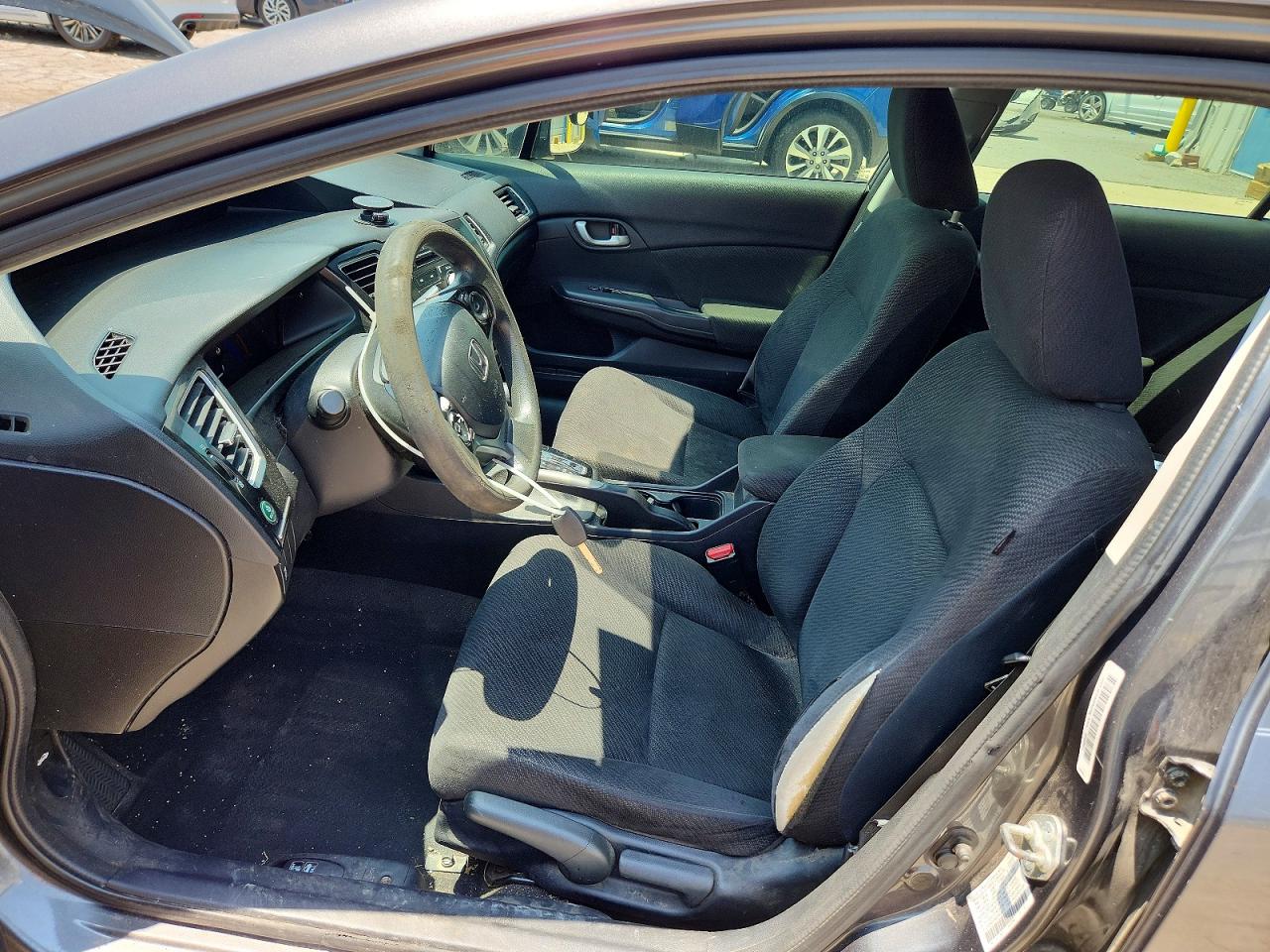 2013 Honda Civic Lx Gray vin: 2HGFB2F56DH505613