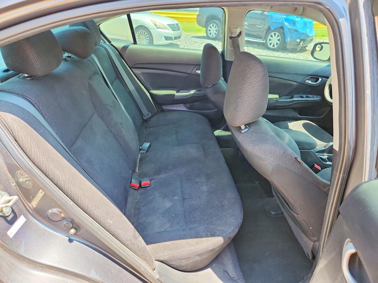 2013 Honda Civic Lx Gray vin: 2HGFB2F56DH505613