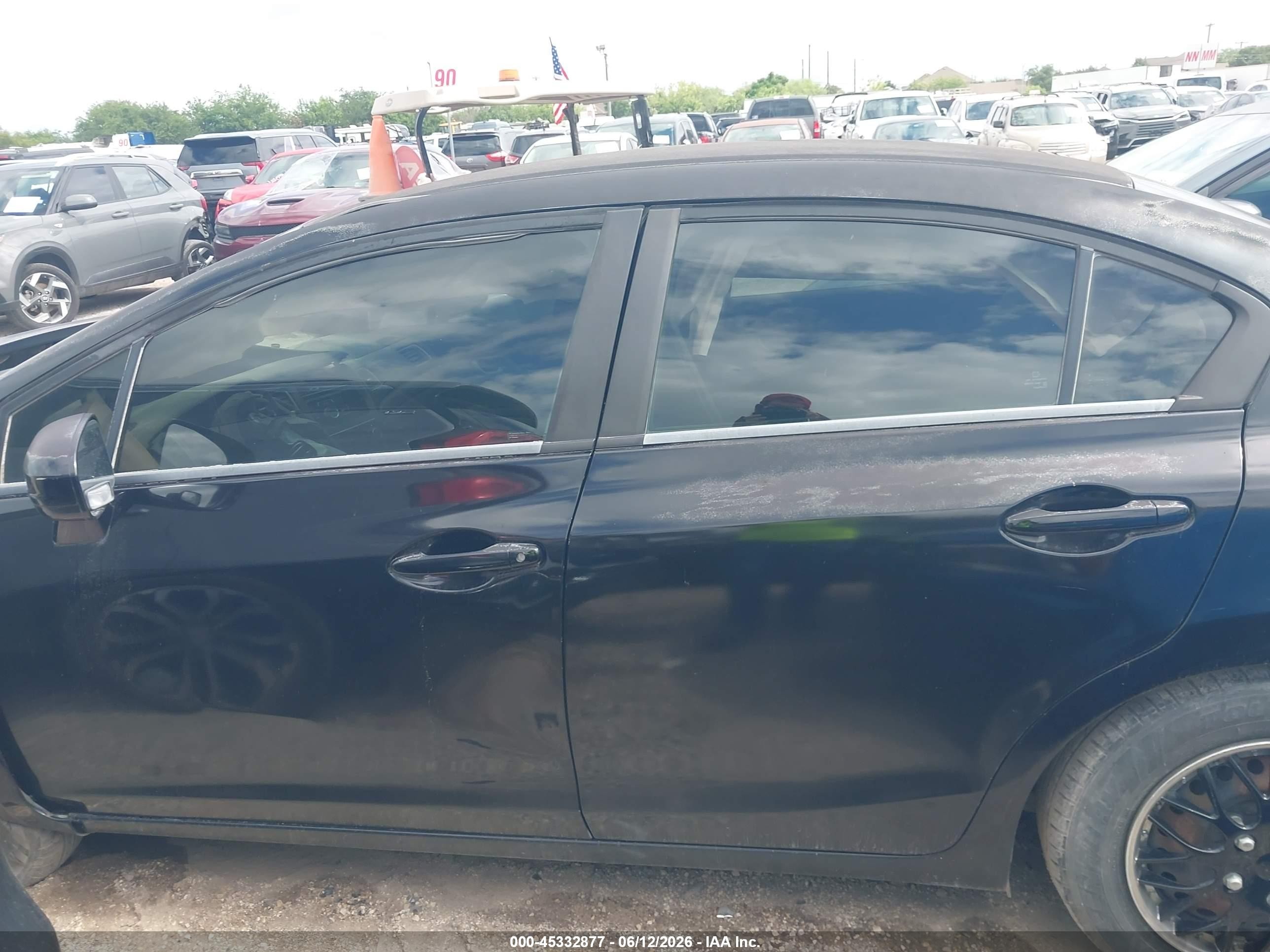 2013 Honda Civic Lx Black vin: 2HGFB2F56DH508401