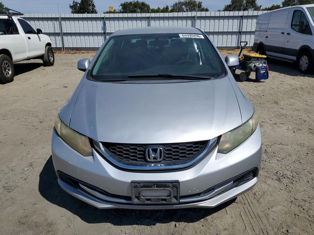 2013 Honda Civic Lx Silver vin: 2HGFB2F56DH513467