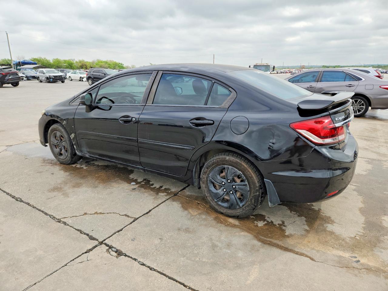 2013 Honda Civic Lx Black vin: 2HGFB2F56DH515963