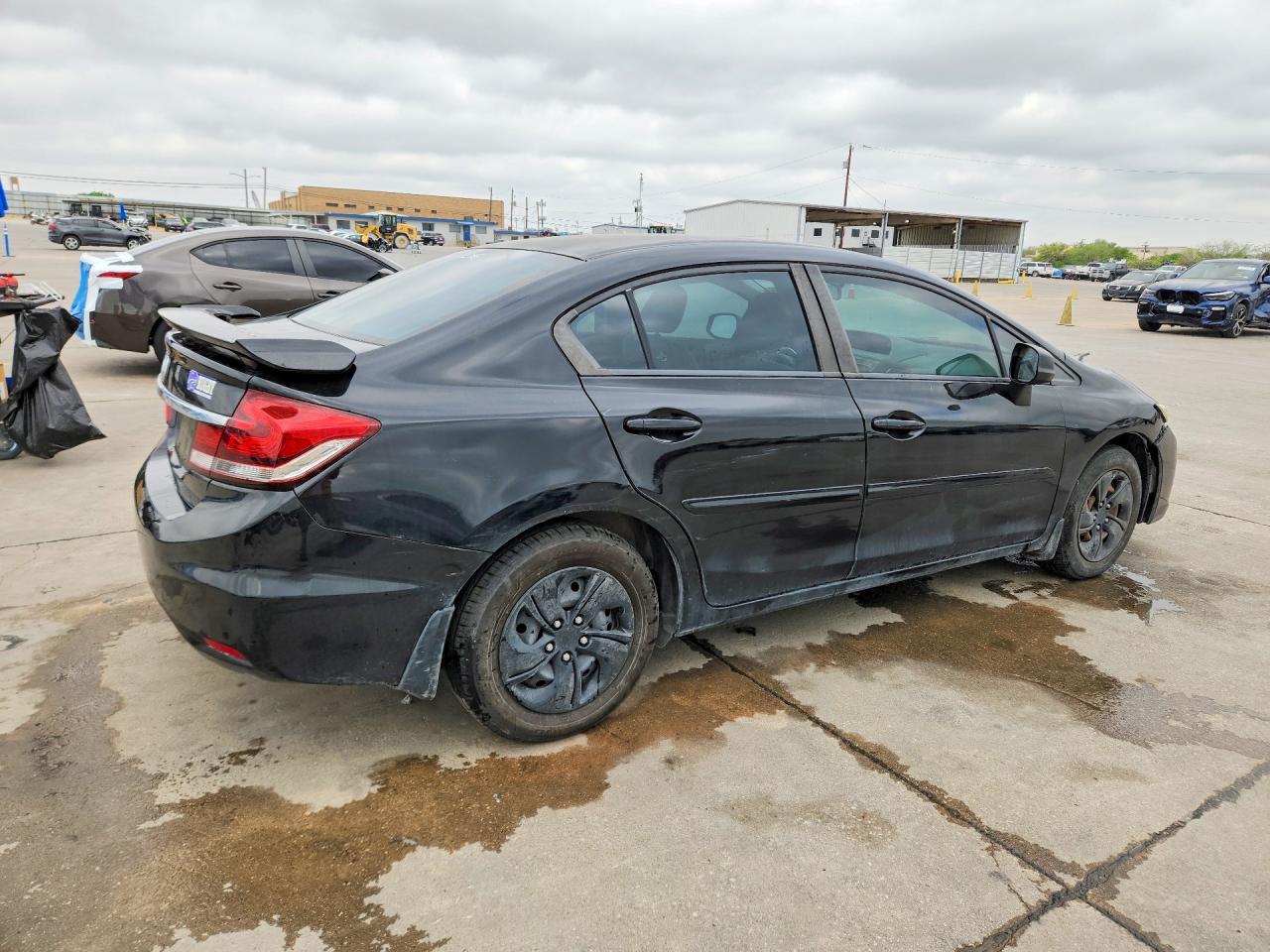 2013 Honda Civic Lx Black vin: 2HGFB2F56DH515963