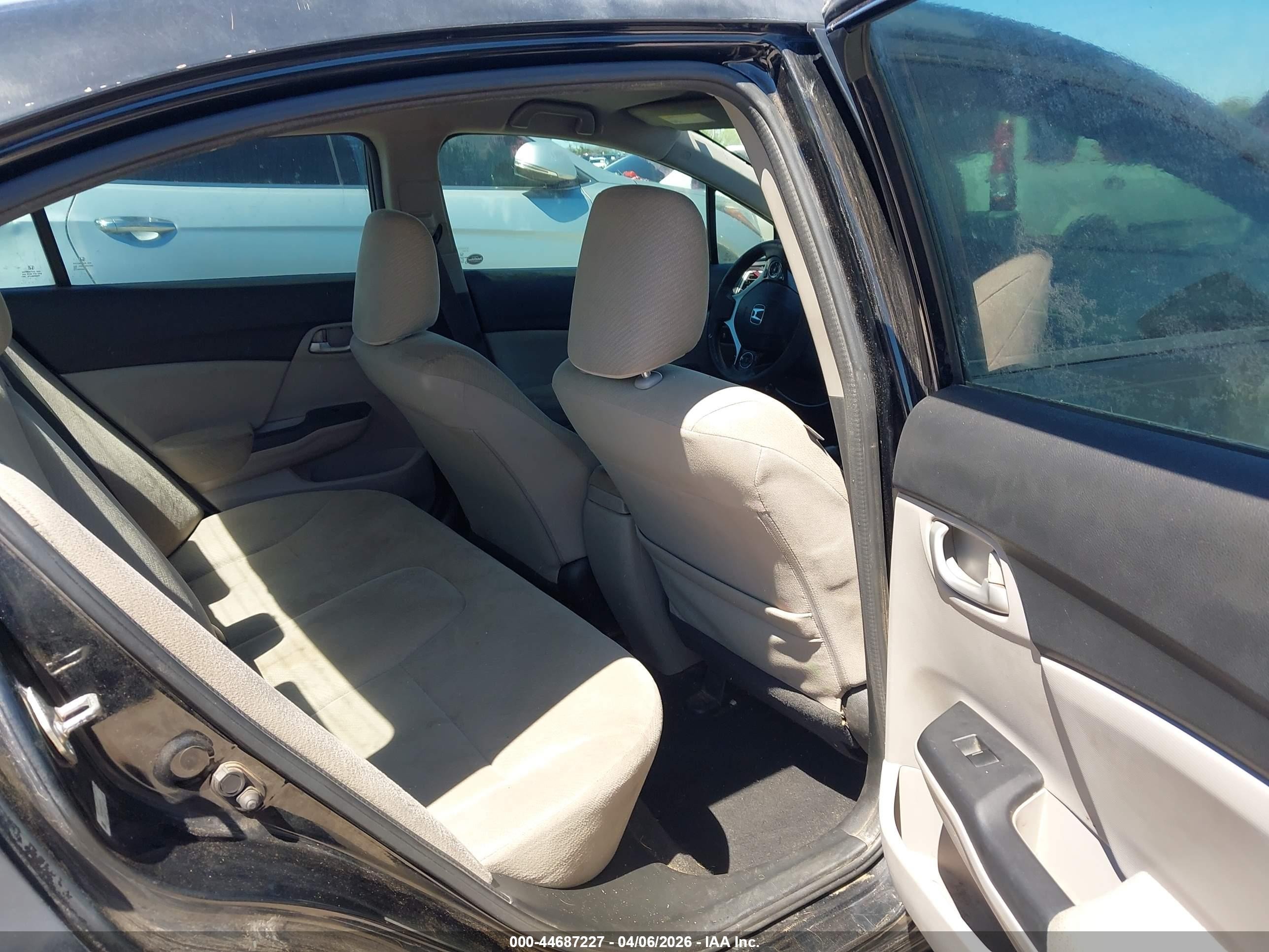 2013 Honda Civic Lx Черный vin: 2HGFB2F56DH516742