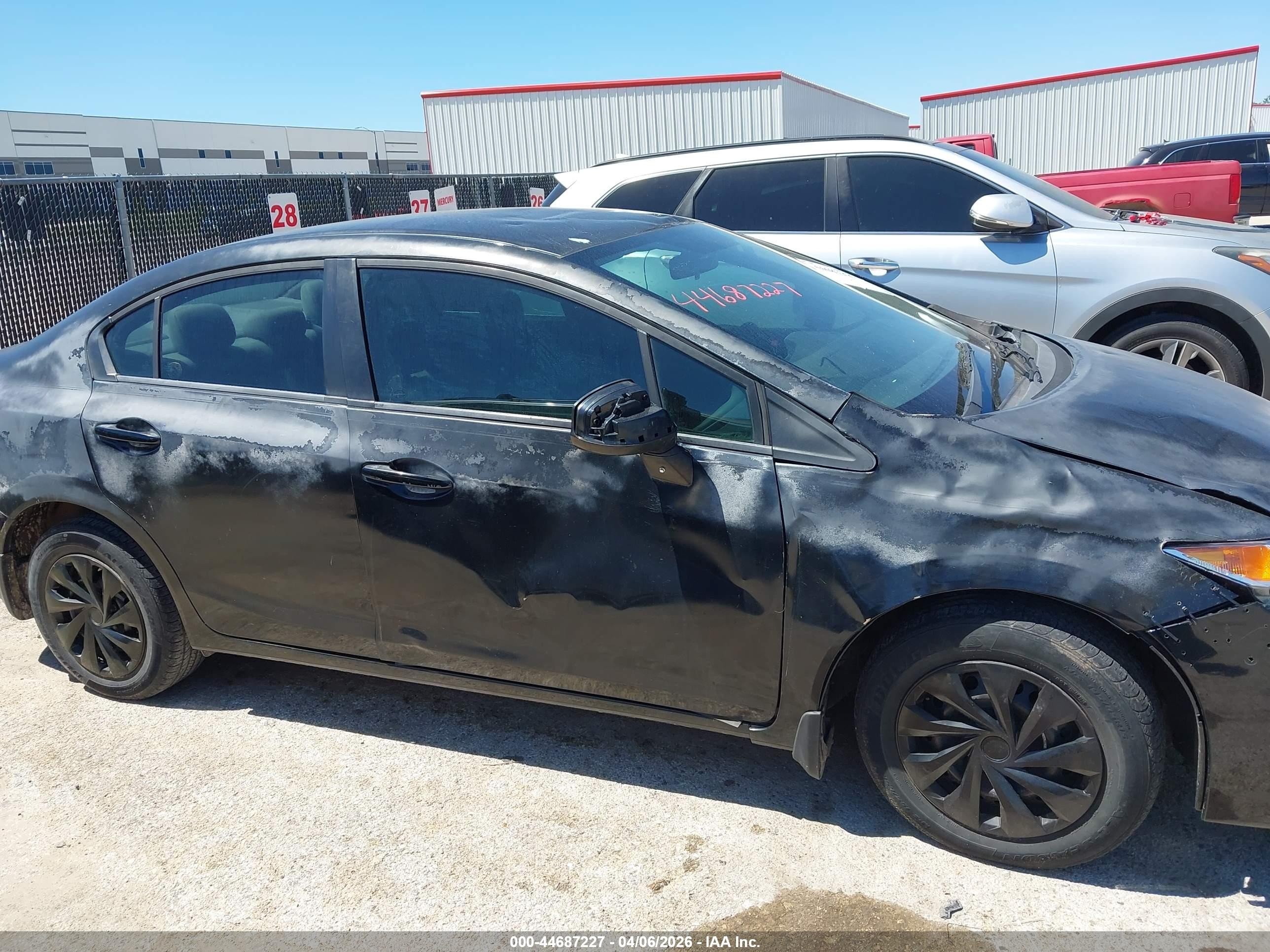 2013 Honda Civic Lx Черный vin: 2HGFB2F56DH516742