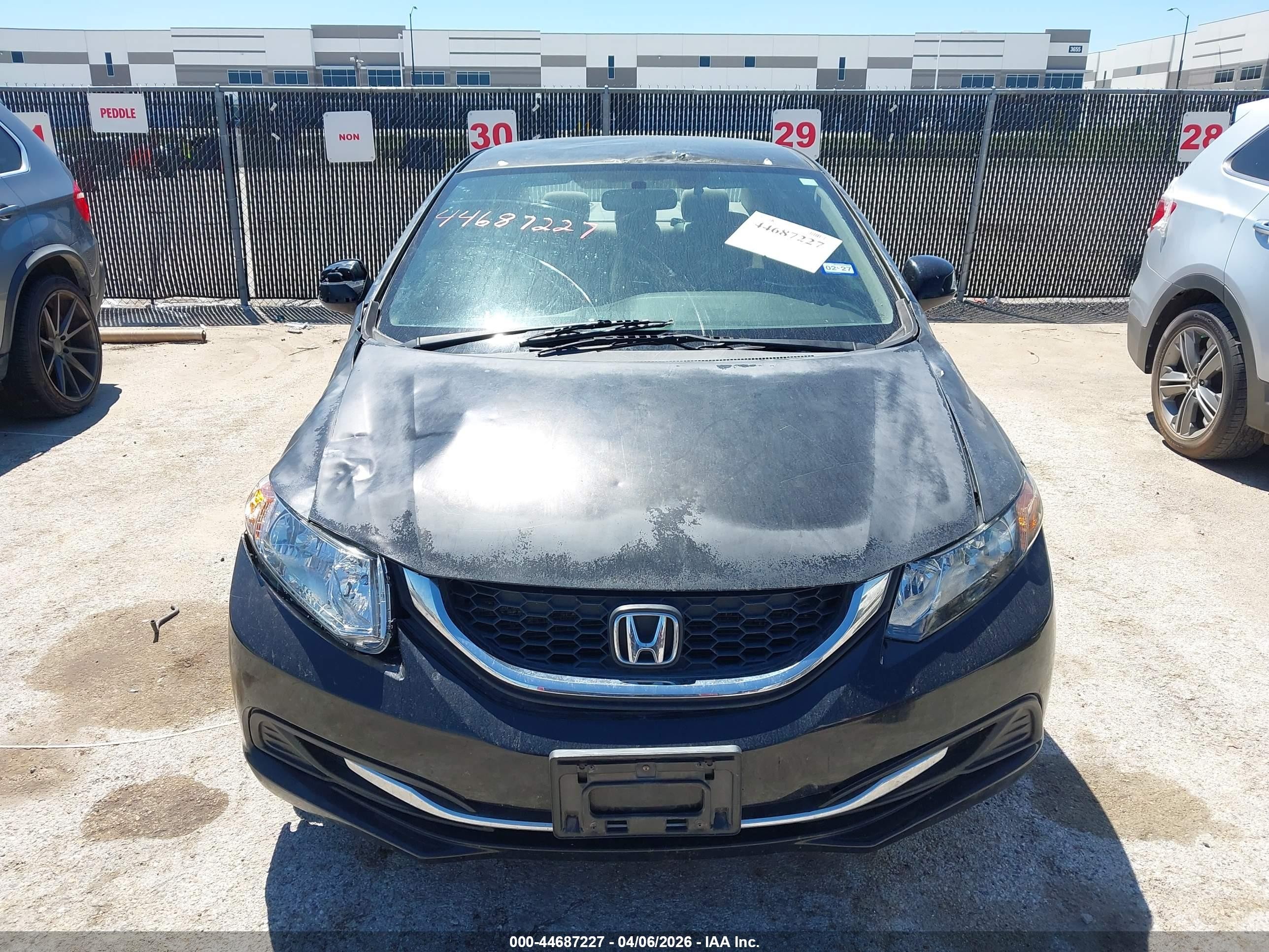 2013 Honda Civic Lx Черный vin: 2HGFB2F56DH516742