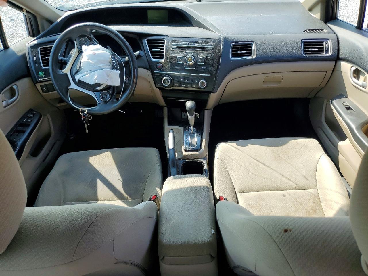2013 Honda Civic Lx Silver vin: 2HGFB2F56DH530012
