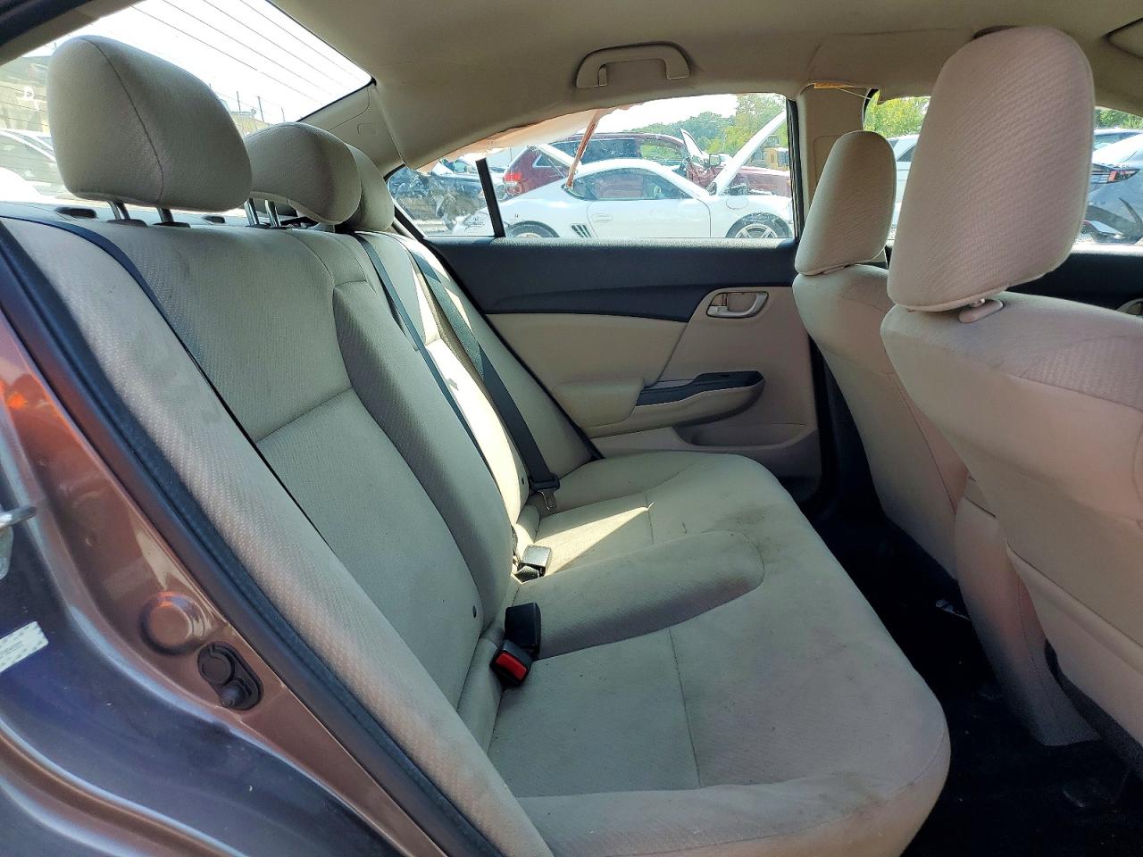 2013 Honda Civic Lx Silver vin: 2HGFB2F56DH530012