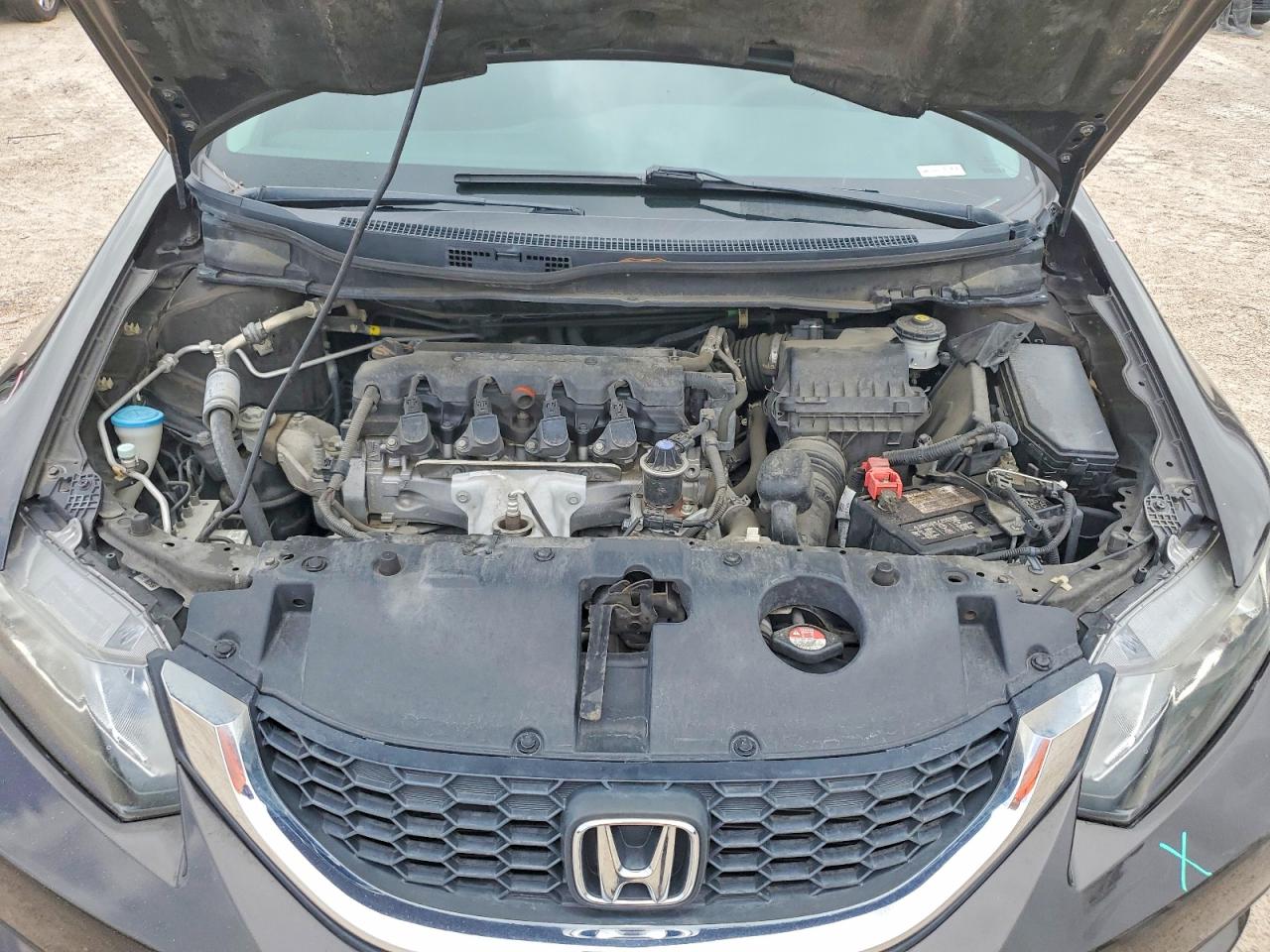 2013 Honda Civic Lx Black vin: 2HGFB2F56DH534304