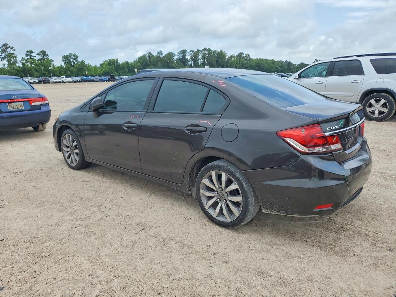 2013 Honda Civic Lx Black vin: 2HGFB2F56DH534304