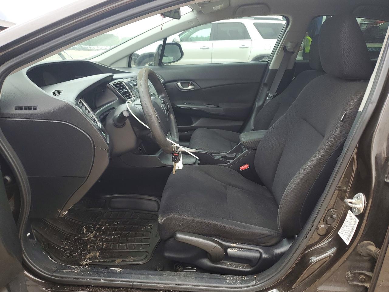 2013 Honda Civic Lx Black vin: 2HGFB2F56DH534304