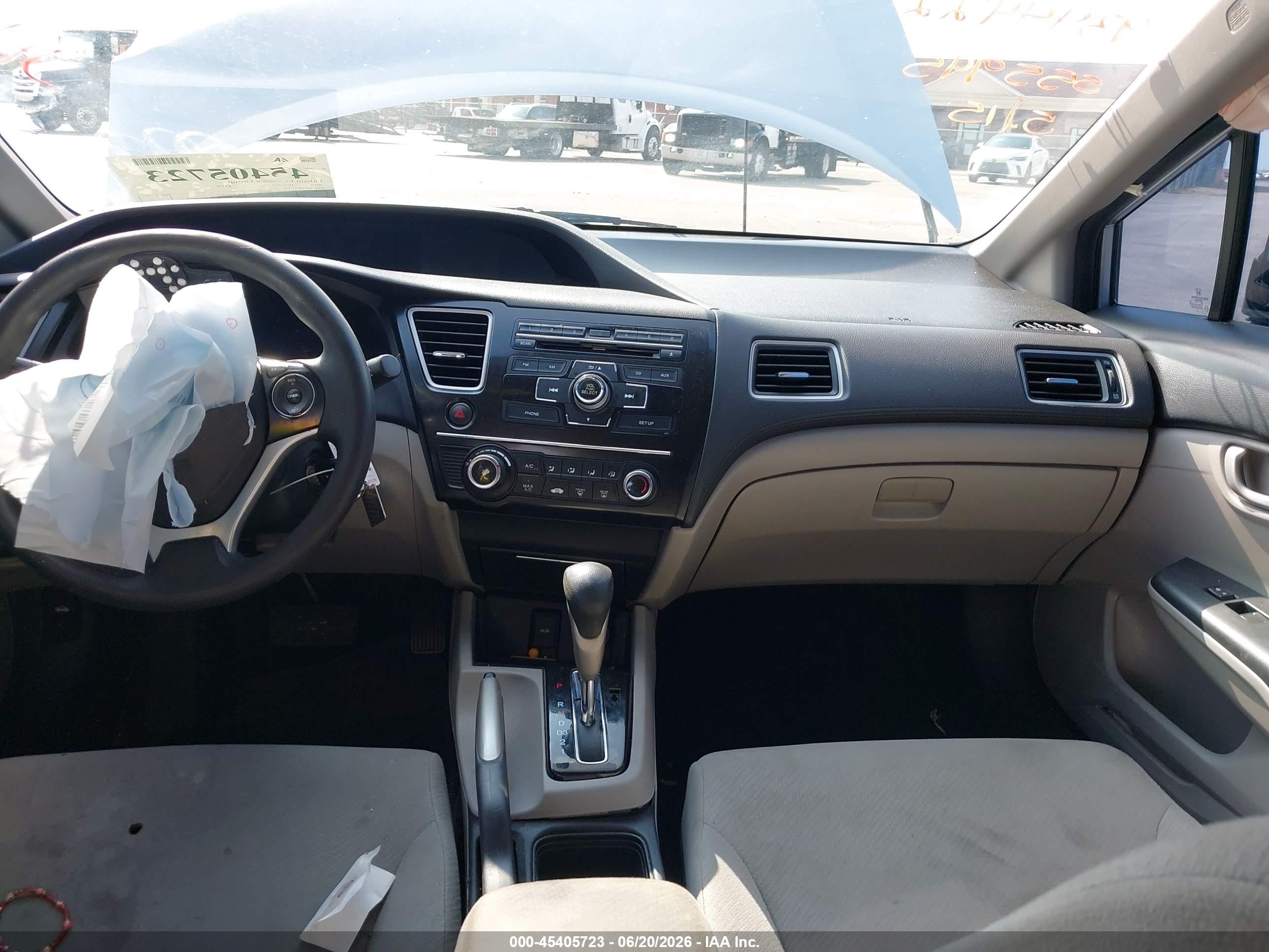2013 Honda Civic Lx Silver vin: 2HGFB2F56DH555945