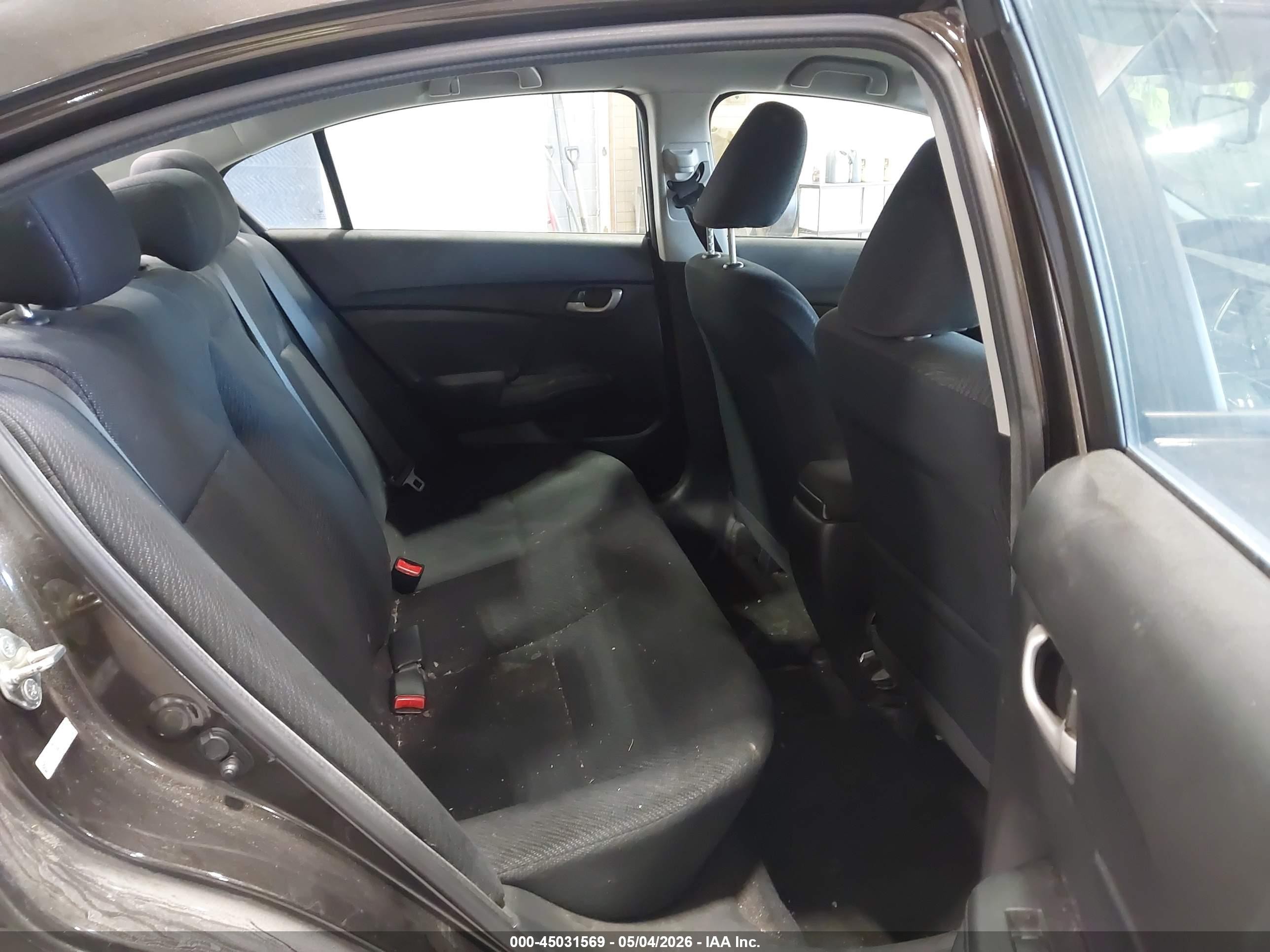 2013 Honda Civic Lx Коричневый vin: 2HGFB2F56DH560479