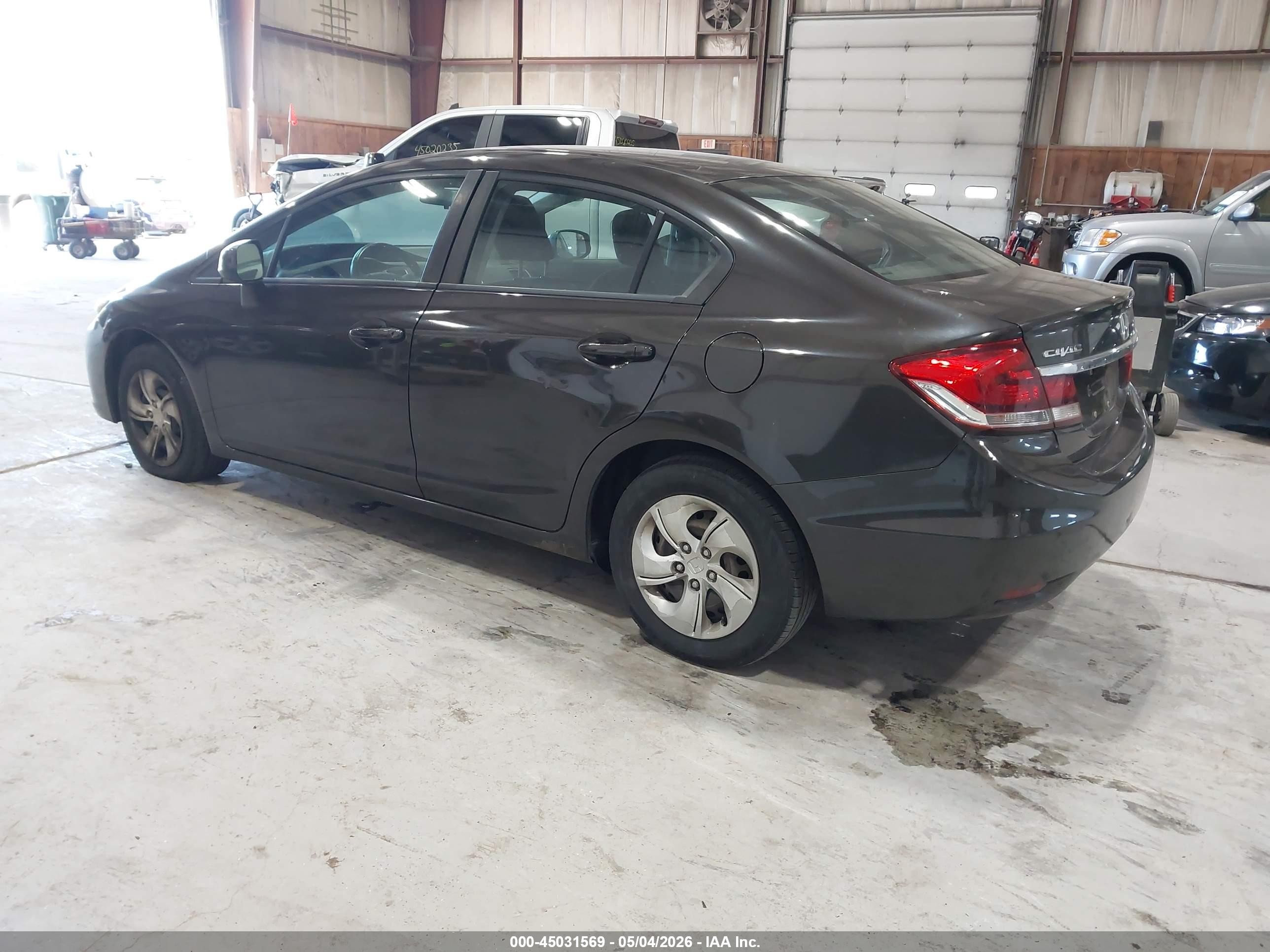 2013 Honda Civic Lx Коричневый vin: 2HGFB2F56DH560479