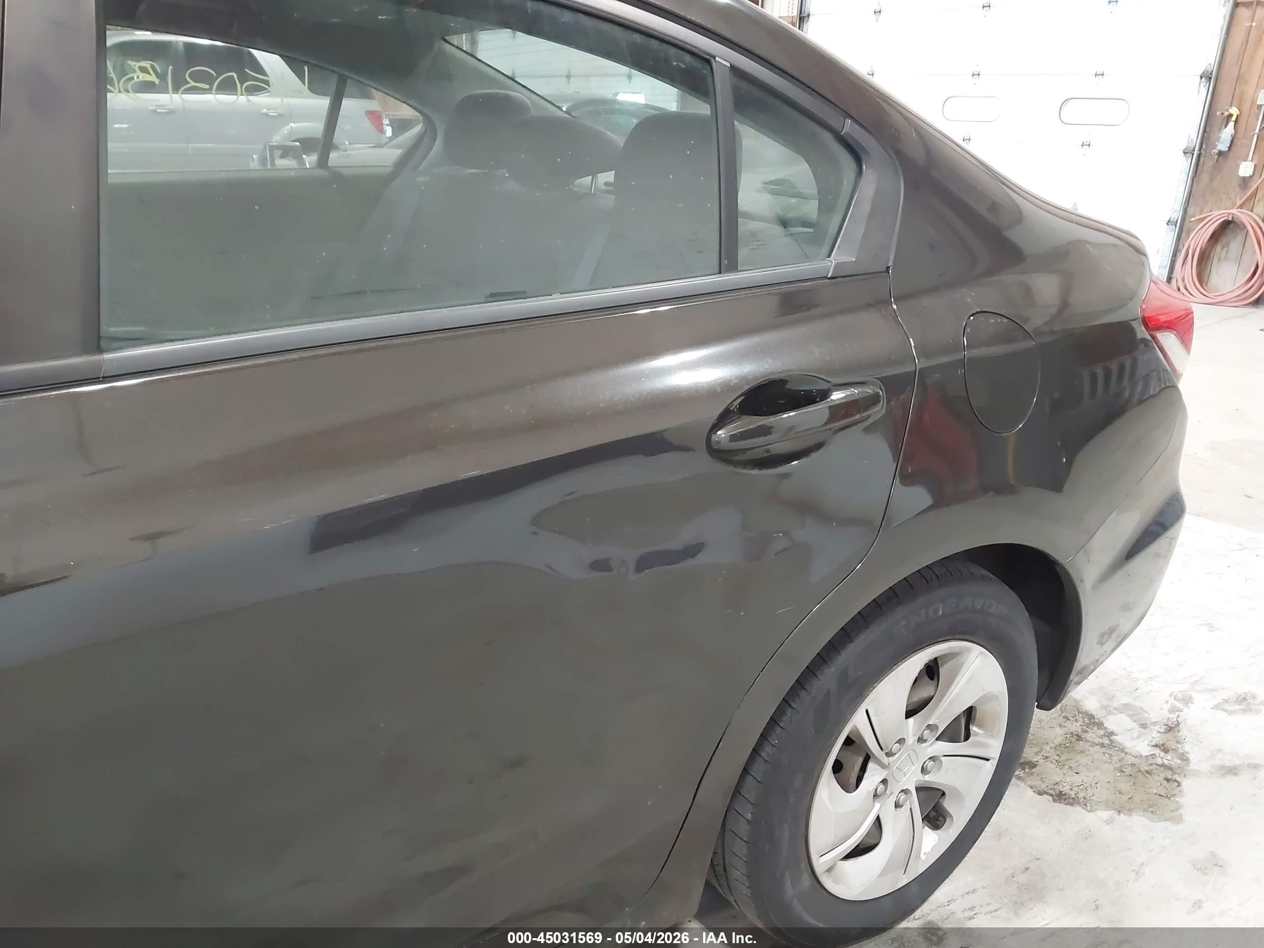 2013 Honda Civic Lx Коричневый vin: 2HGFB2F56DH560479