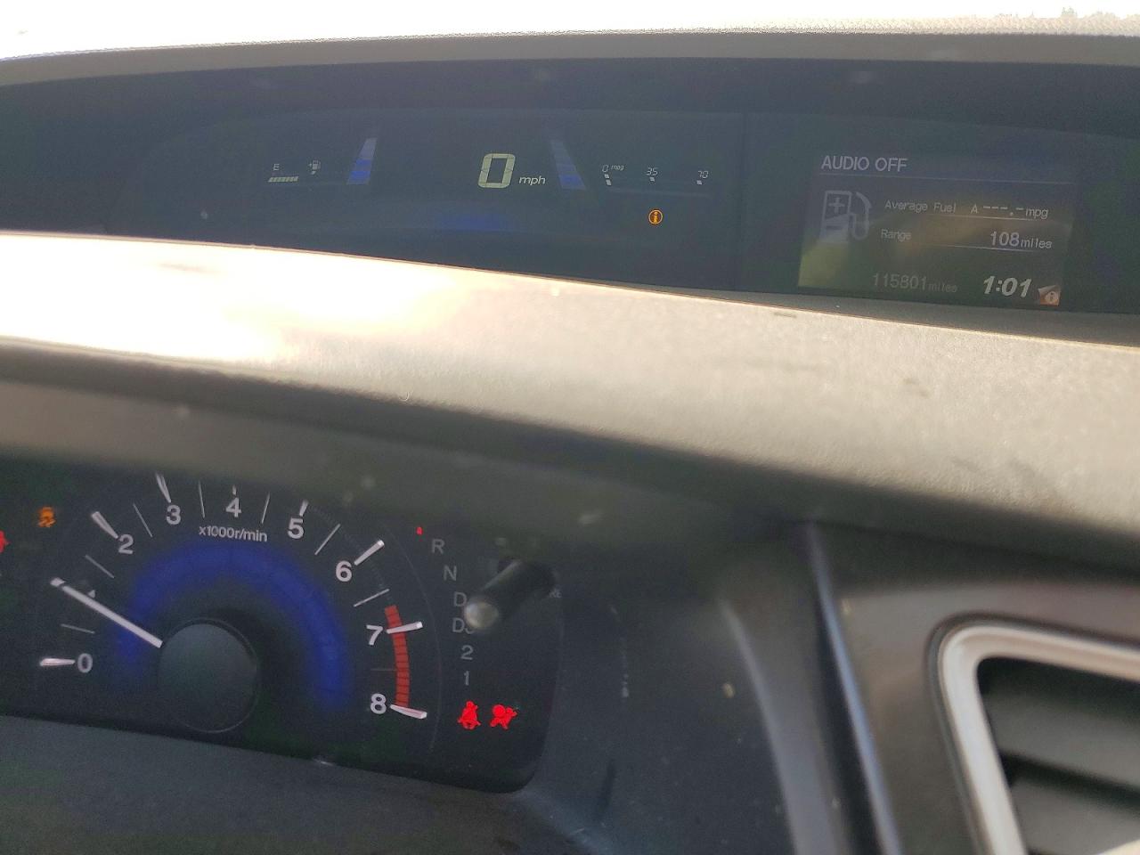 2013 Honda Civic Lx Серый vin: 2HGFB2F56DH577573