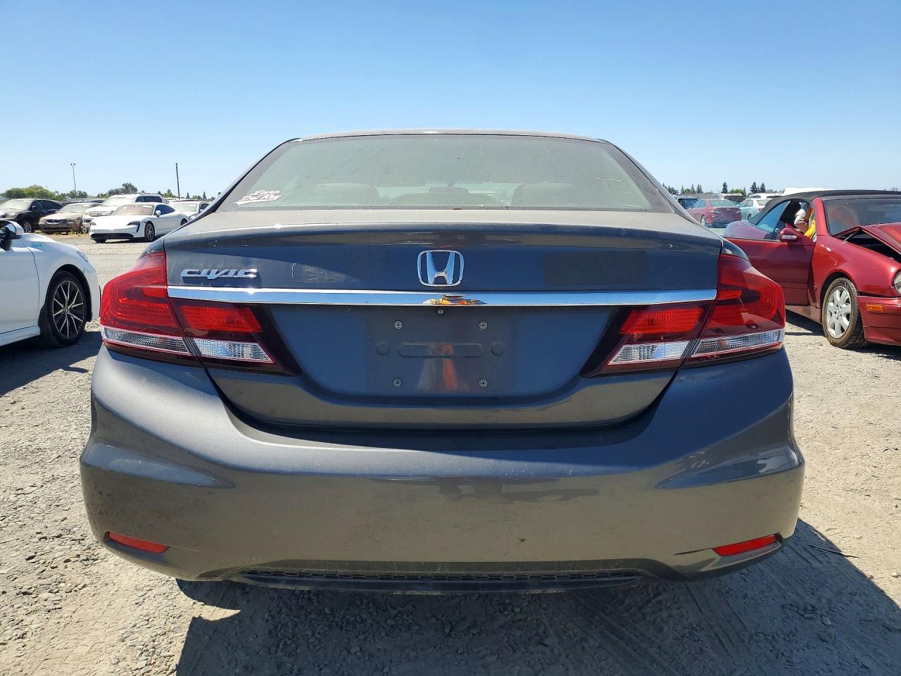2013 Honda Civic Lx Серый vin: 2HGFB2F56DH577573