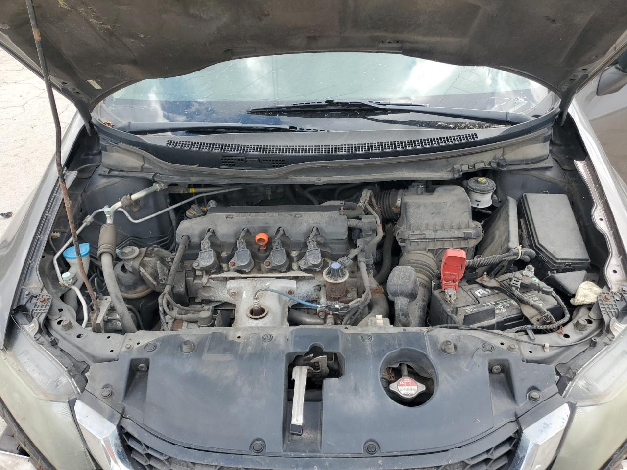 2013 Honda Civic Lx Gray vin: 2HGFB2F56DH577752