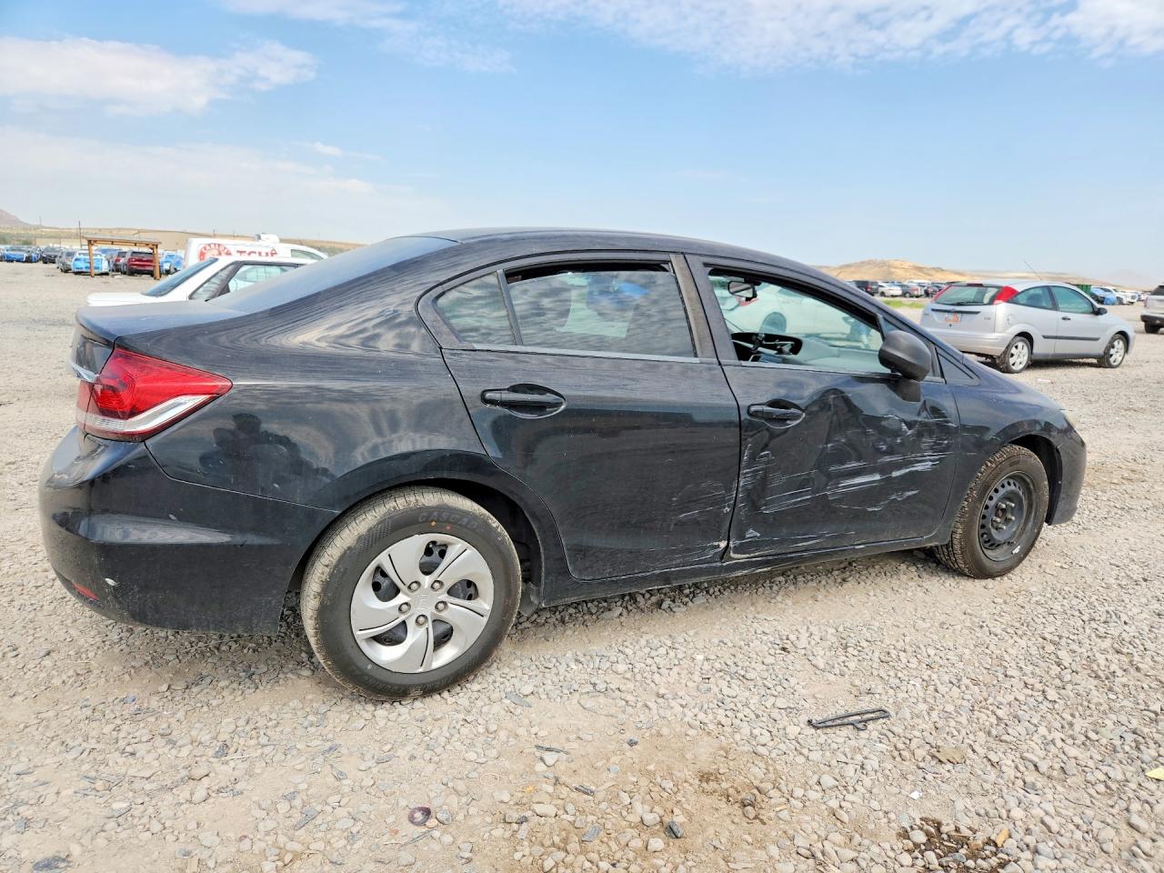 2013 Honda Civic Lx Черный vin: 2HGFB2F56DH579307
