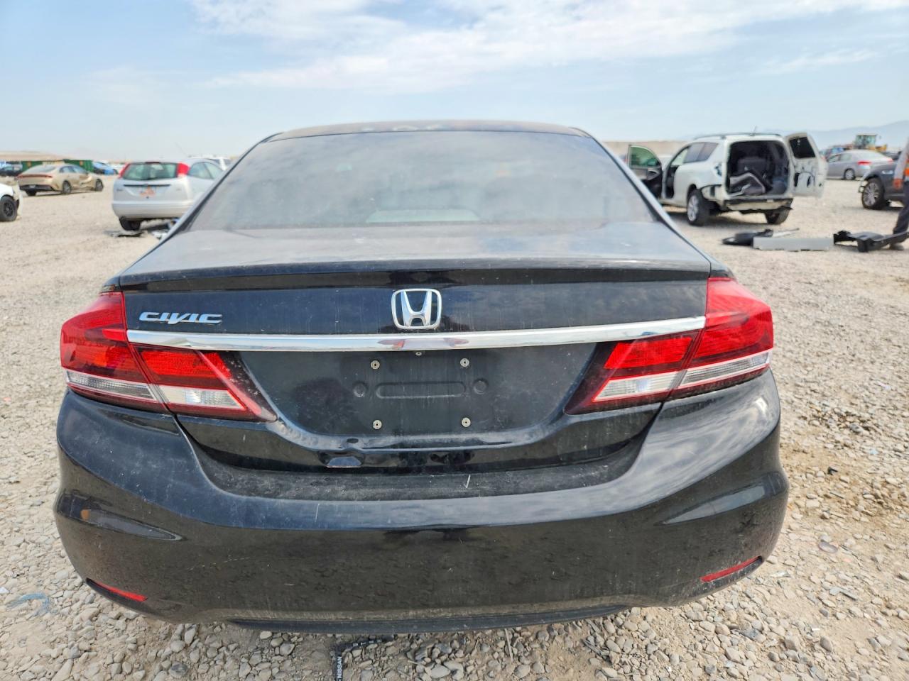 2013 Honda Civic Lx Черный vin: 2HGFB2F56DH579307