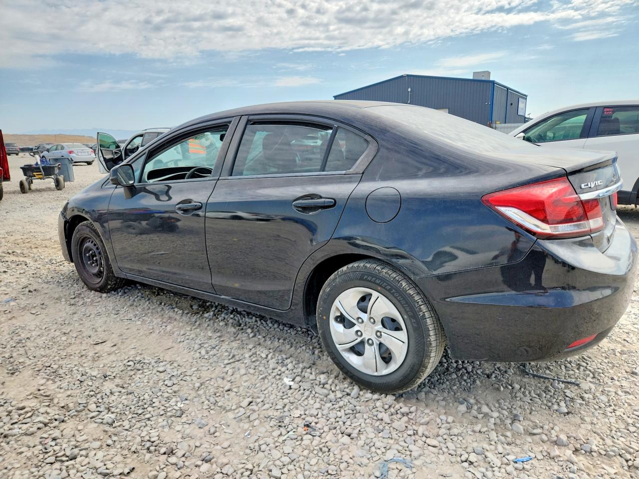 2013 Honda Civic Lx Черный vin: 2HGFB2F56DH579307