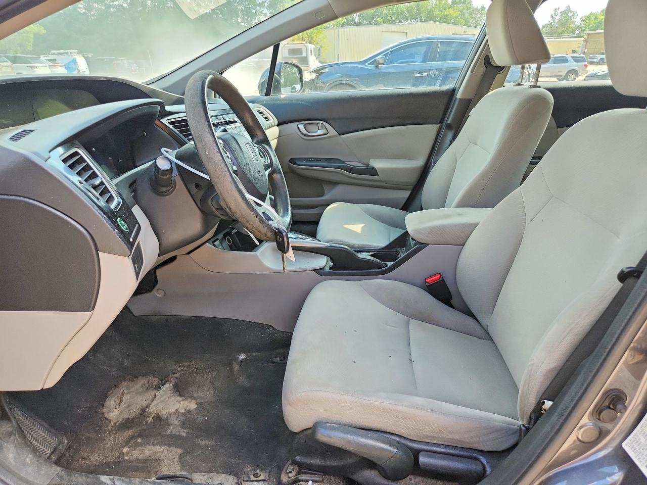 2013 Honda Civic Lx Gray vin: 2HGFB2F56DH581414