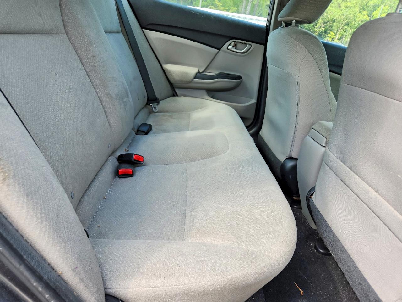 2013 Honda Civic Lx Gray vin: 2HGFB2F56DH581414