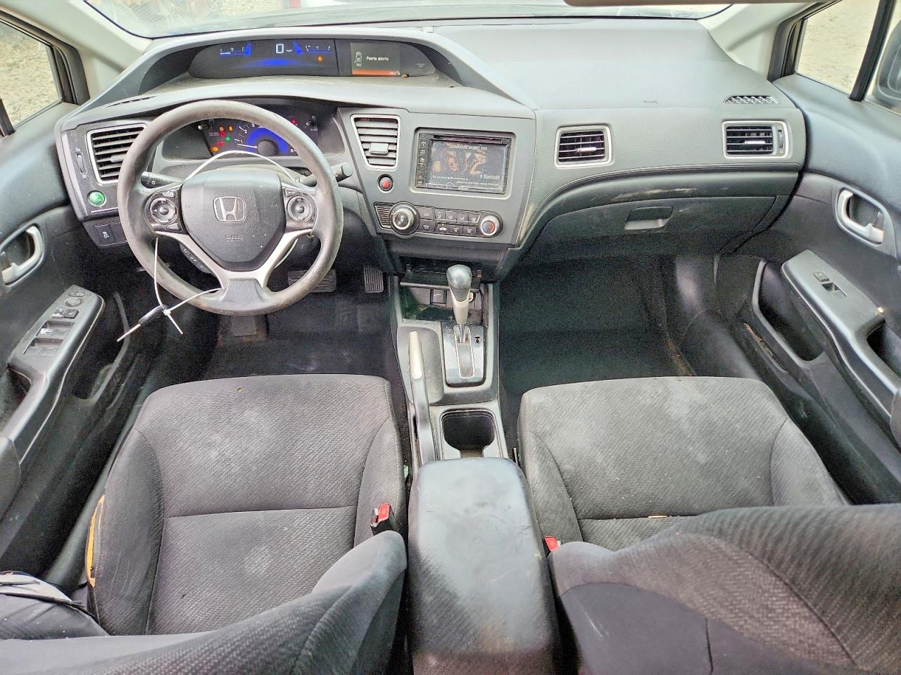2013 Honda Civic Lx Gray vin: 2HGFB2F56DH583941