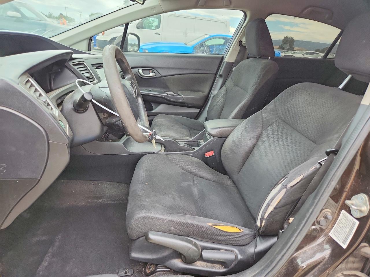 2013 Honda Civic Lx Gray vin: 2HGFB2F56DH583941